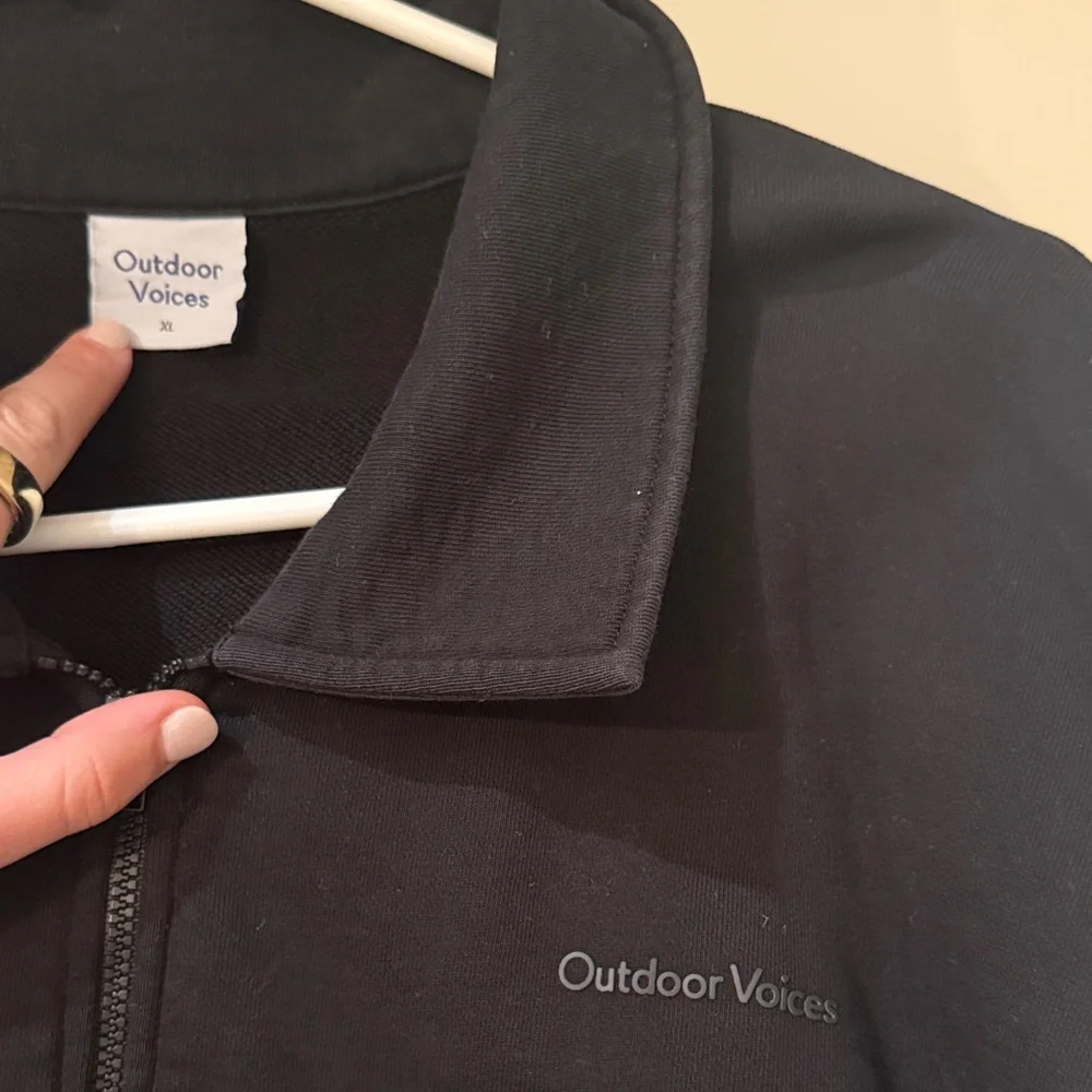 Outdoor Voices Black Half-Zip - Picture 2 of 4